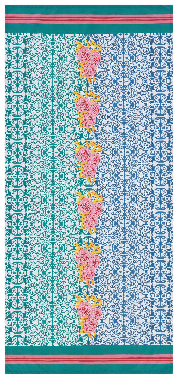 Lisa Corti tenda mussola di cotone 110x240cm dam dam veronese blue Offerte