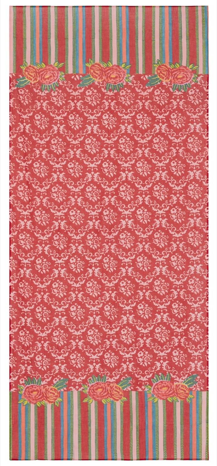 Lisa Corti tenda mussola di cotone 110x240cm love red Hotsell