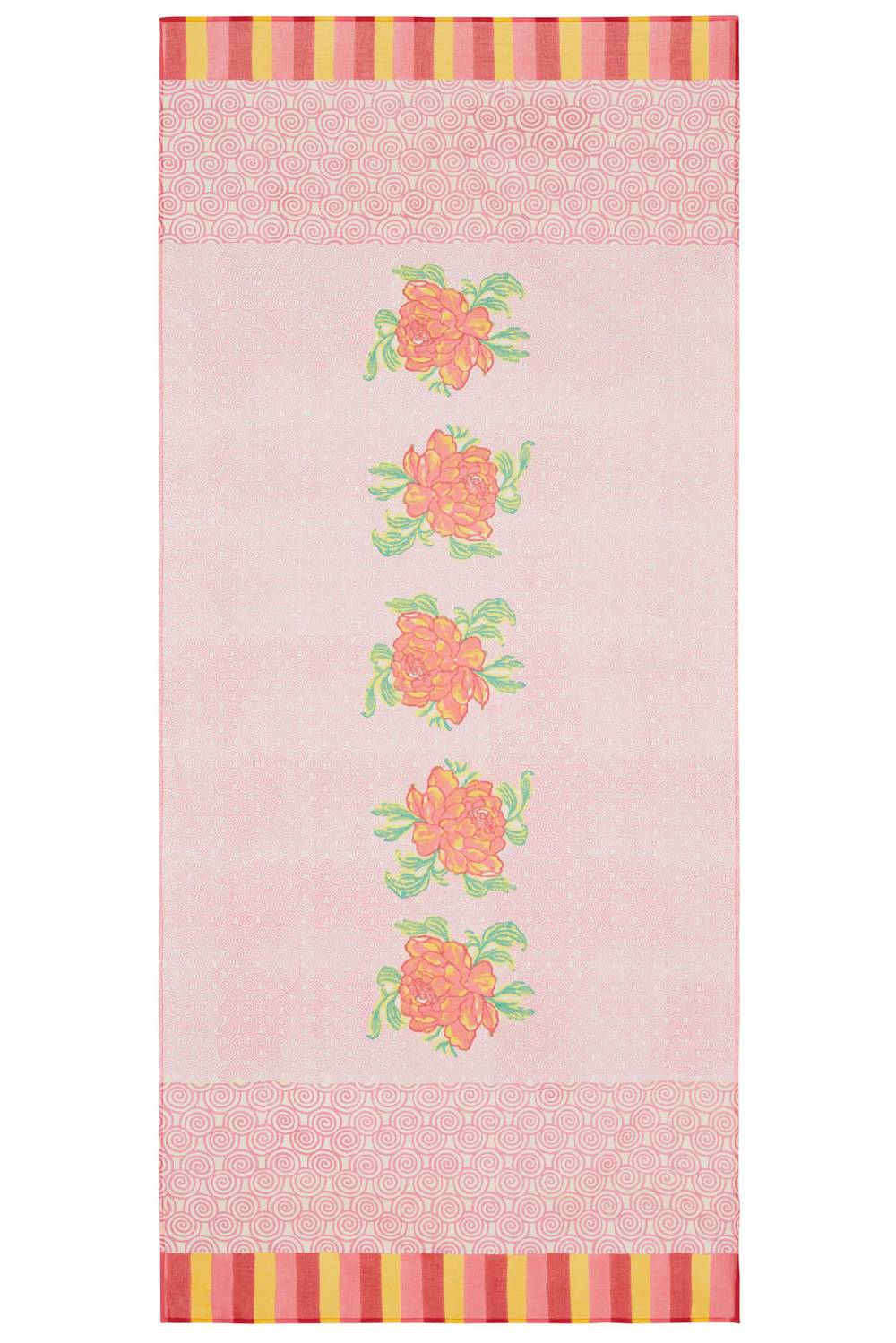 Lisa Corti tenda mussola di cotone 110x240cm camelia magenta pink Saldi Di Fabbrica
