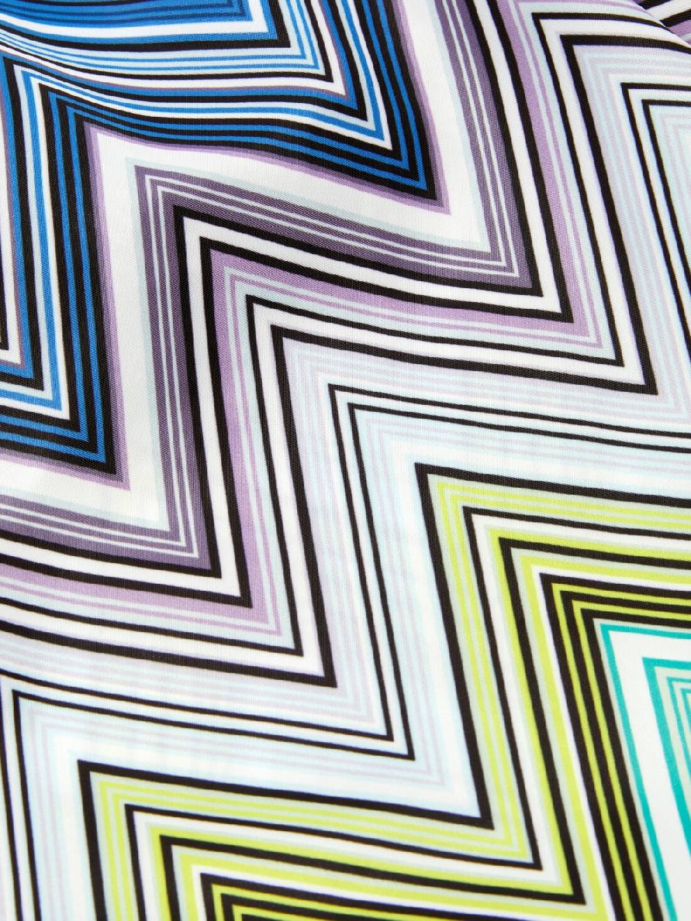 M Missoni Boxer mare con motivo chevron e scritta logo Moda