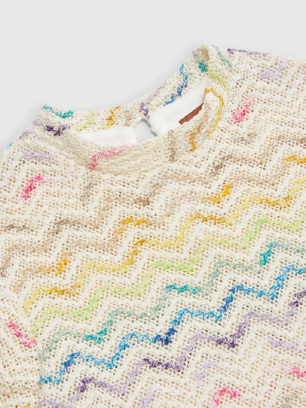 M Missoni Abito in maglia di misto cotone chevron 2025