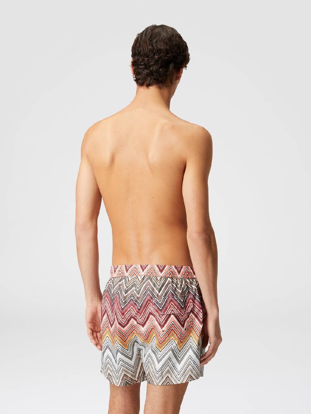 M Missoni Boxer mare con stampa macro zig zag Promozione Limitata