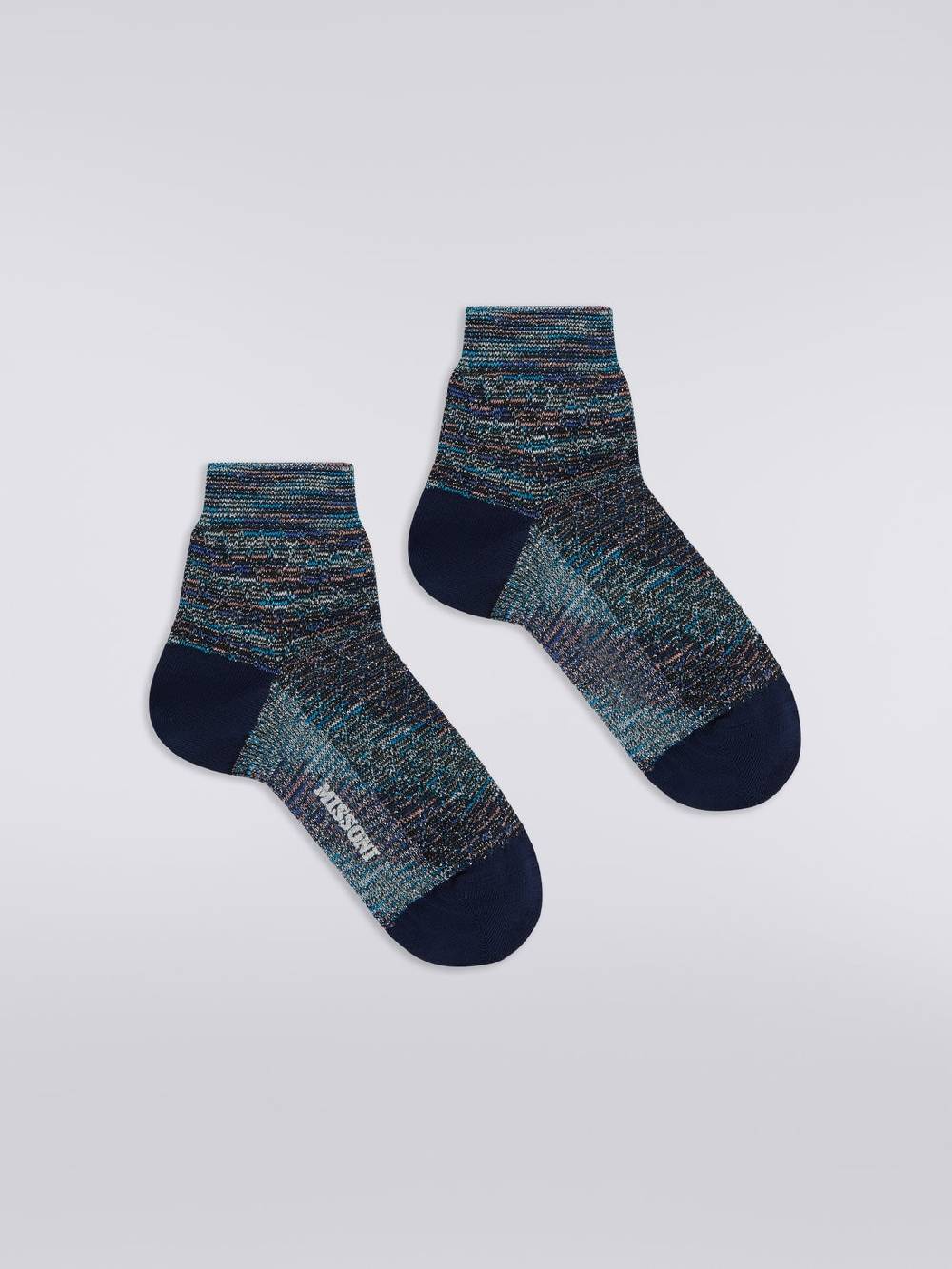 M Missoni Calze corte in misto cotone con lurex Offerte
