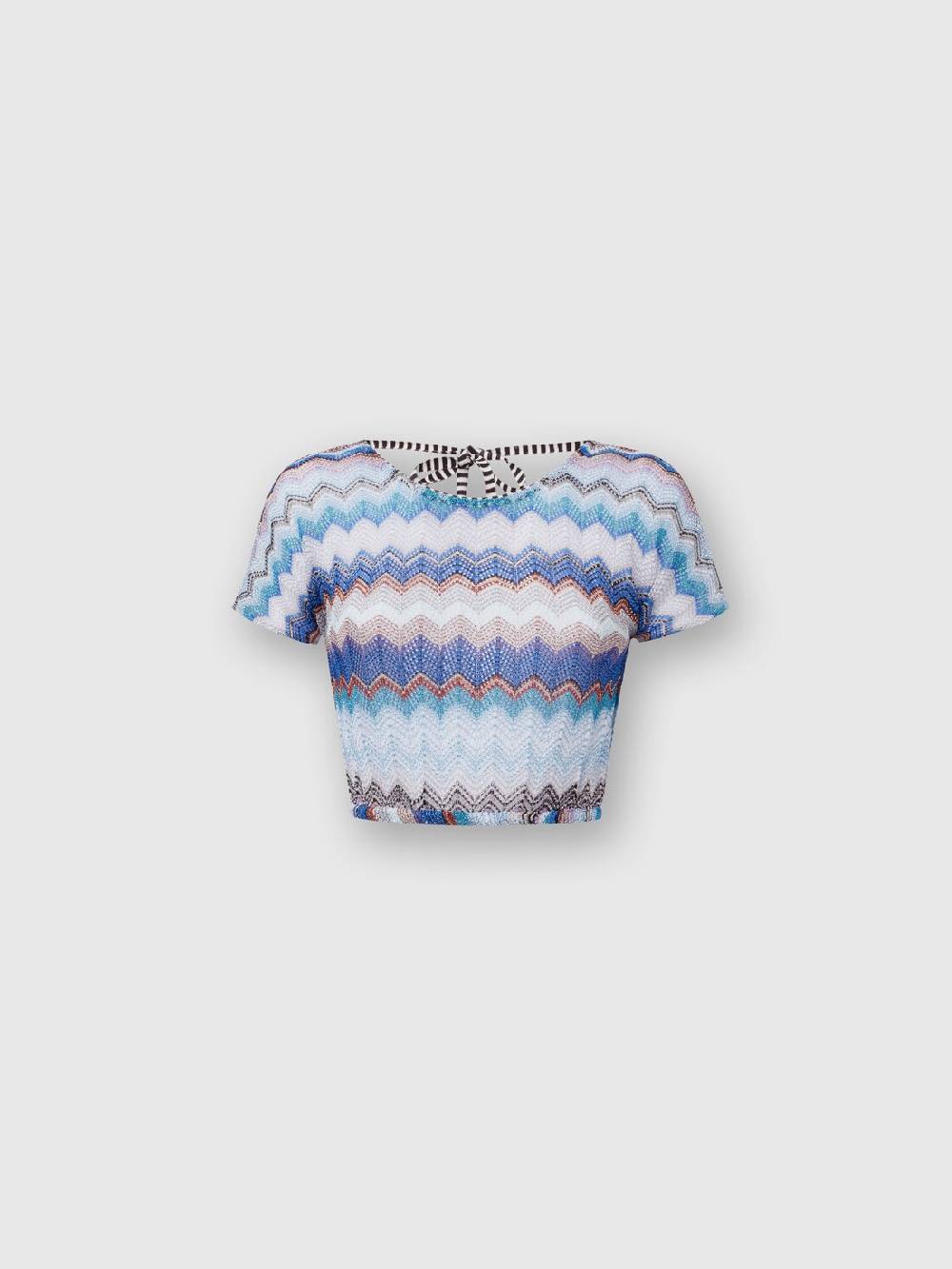 M Missoni Crop top crochet con schiena scoperta Vendita Economica