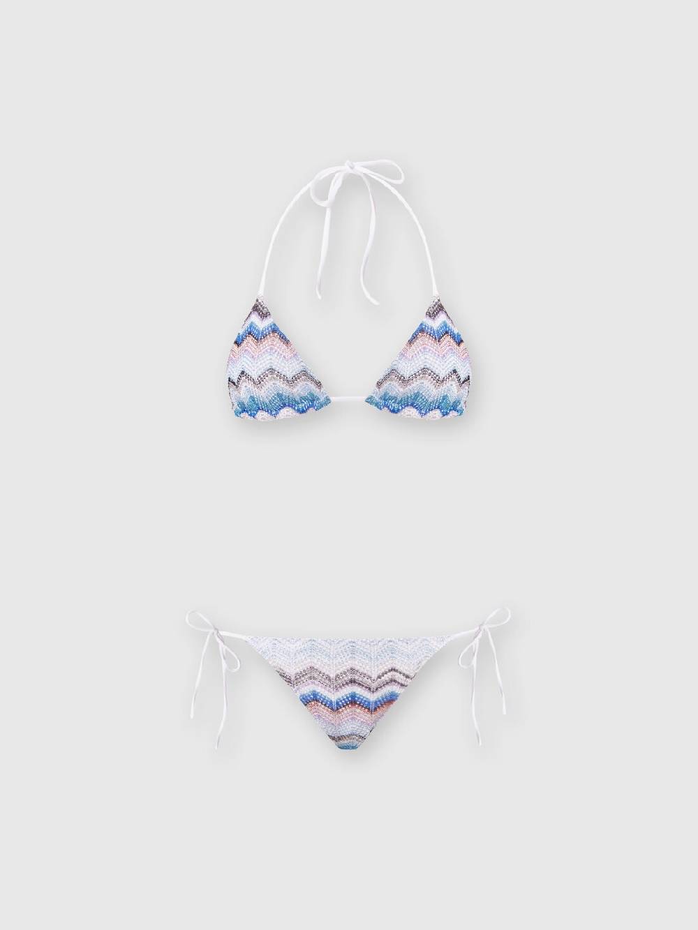 M Missoni Bikini crochet zig zag con lurex Negozio