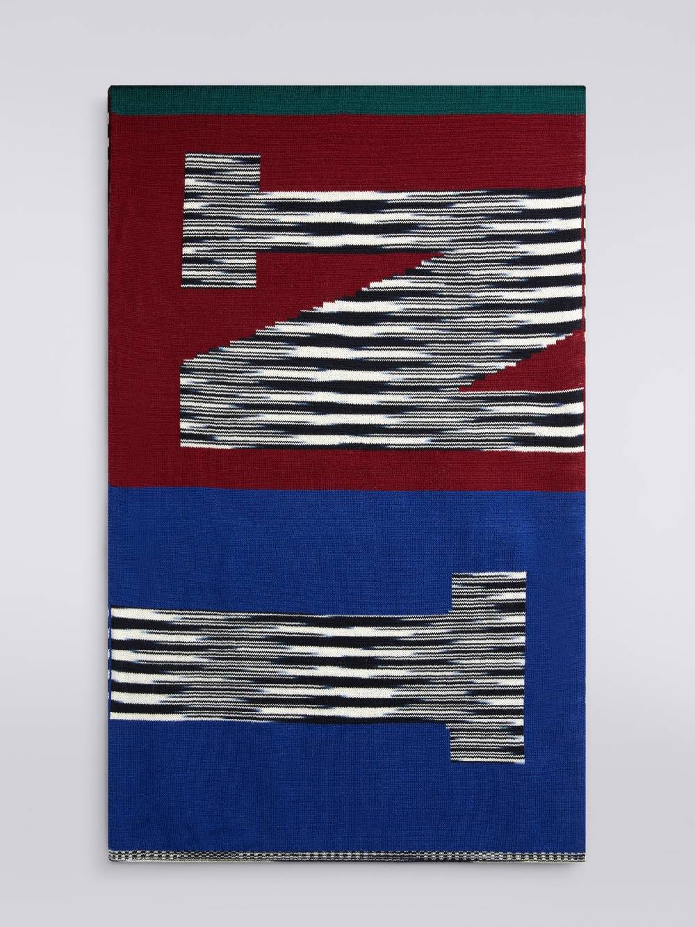 M Missoni Sciarpa di lana con lettering logo Acquista Ora