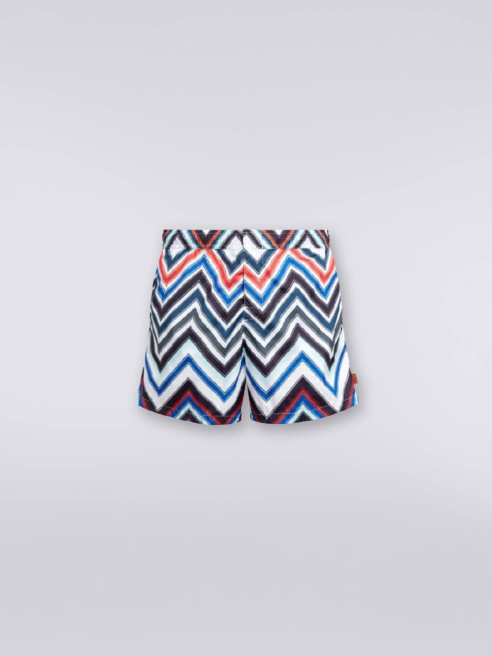 M Missoni Boxer mare in nylon con macro-zig zag in gradazione Fino Al -60%