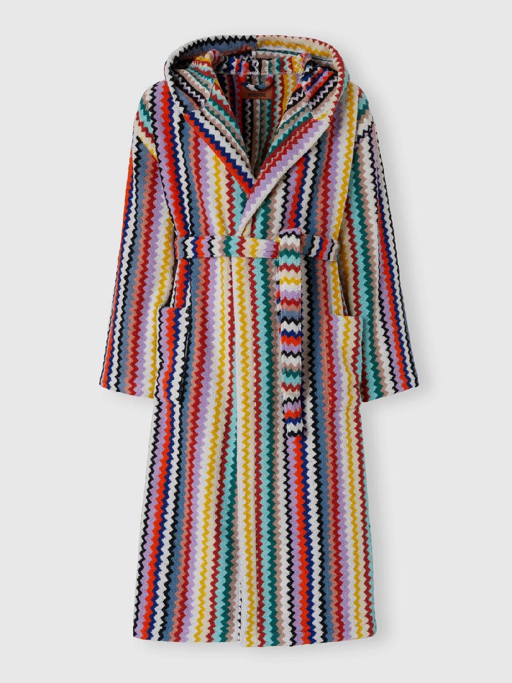 M Missoni Accappatoio Riverbero in spugna di cotone zig zag Novità