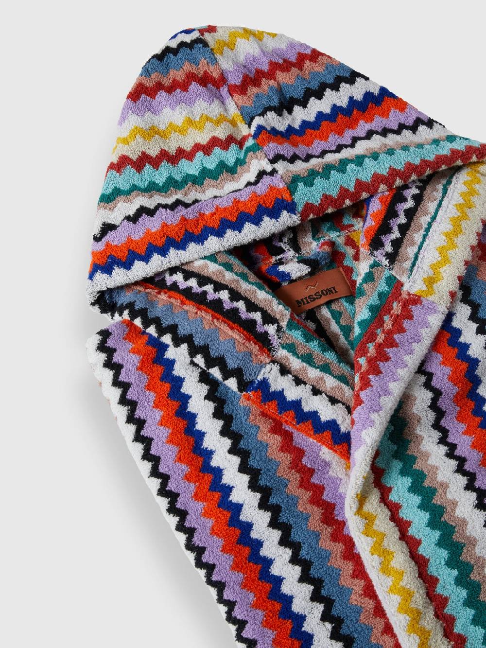 M Missoni Accappatoio Riverbero in spugna di cotone zig zag Novità