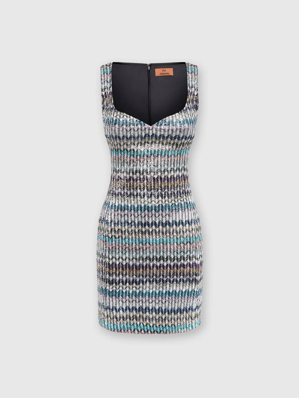 M Missoni Mini-abitoin maglia lamé con scollatura a cuore In Saldo
