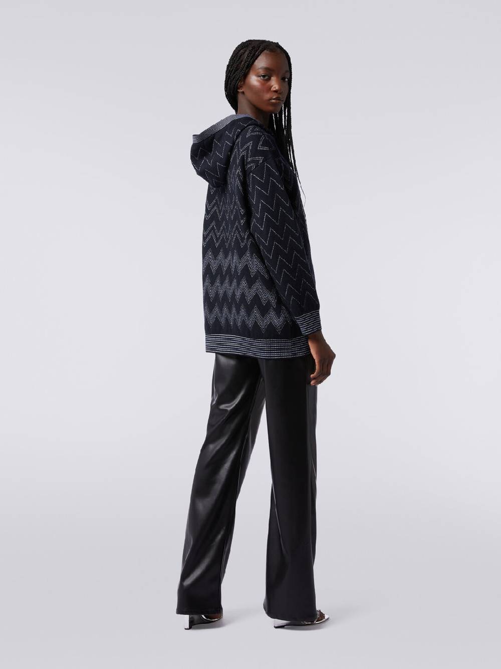 M Missoni Pullover in misto lana zig zag con lurex Qualità