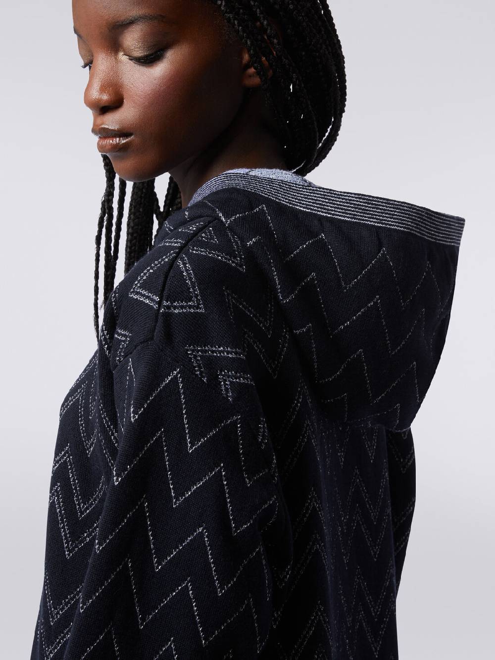 M Missoni Pullover in misto lana zig zag con lurex Qualità
