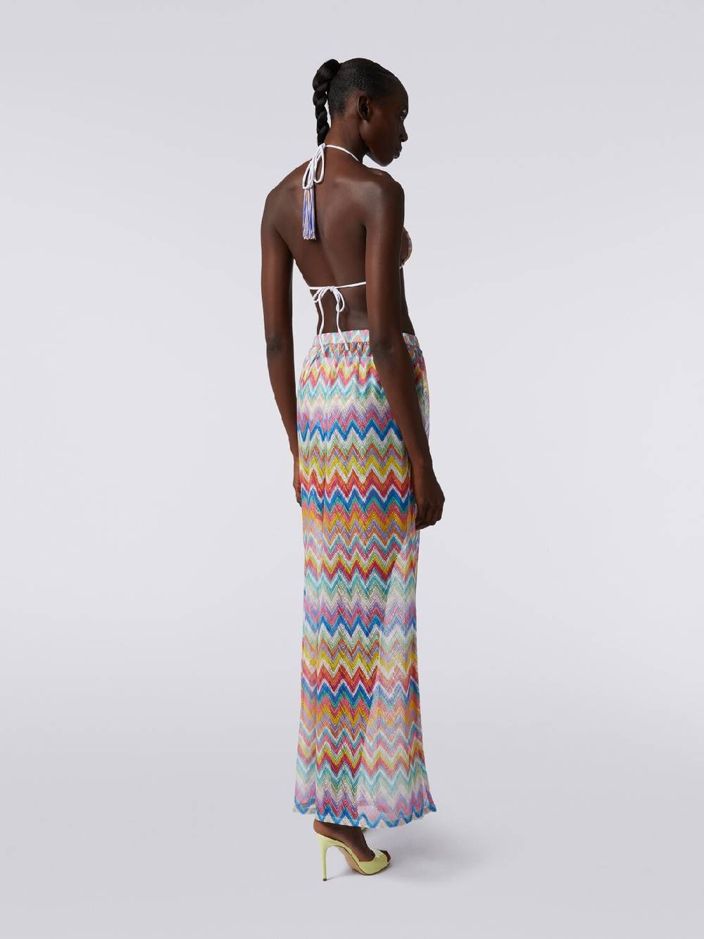 M Missoni Pantaloni copricostume con stampa zig zag Soddisfazione Garantita
