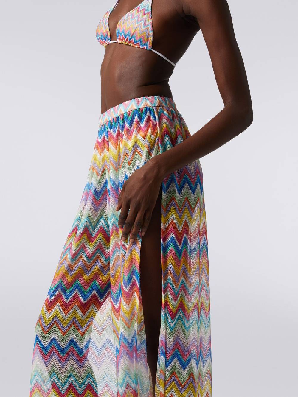 M Missoni Pantaloni copricostume con stampa zig zag Soddisfazione Garantita