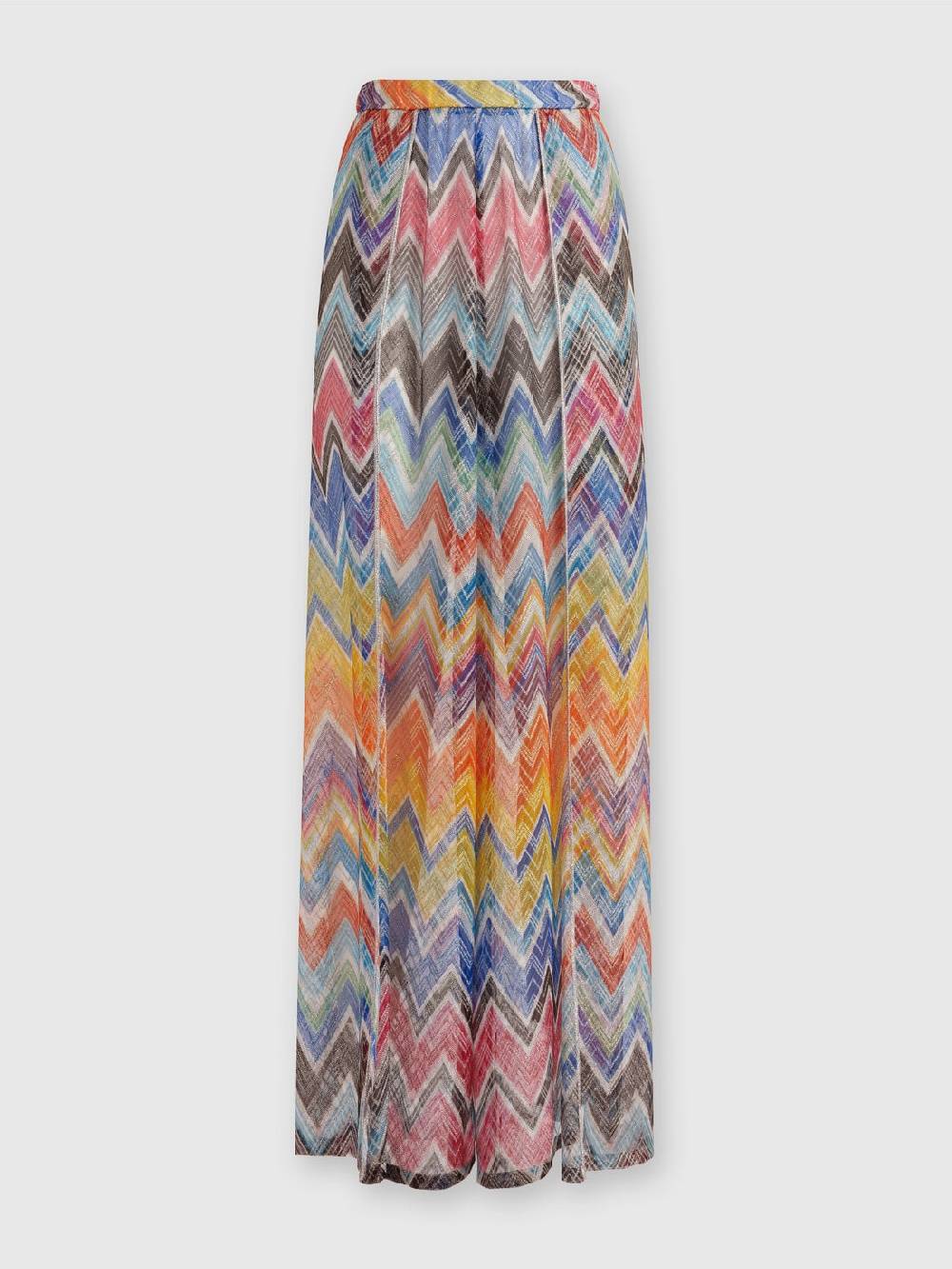 M Missoni Pantapalazzo con stampa zig zag e lurex Negozi Online