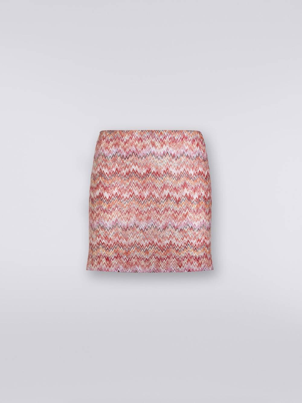 M Missoni Minigonna in misto viscosa lamé zig zag Consegna Veloce