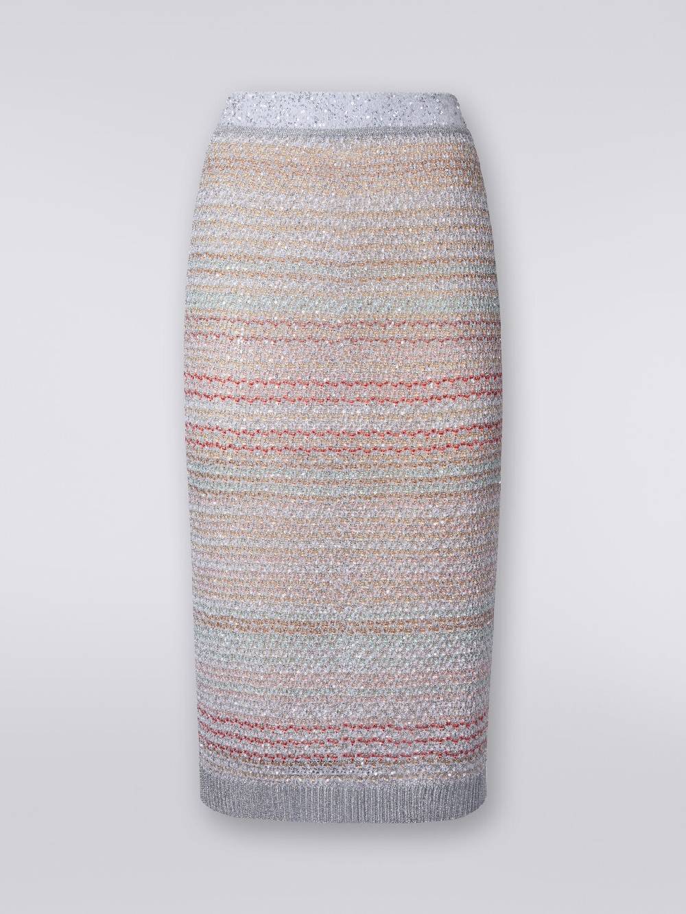 M Missoni Gonna midi in misto viscosa con paillettes Fino Al -60%