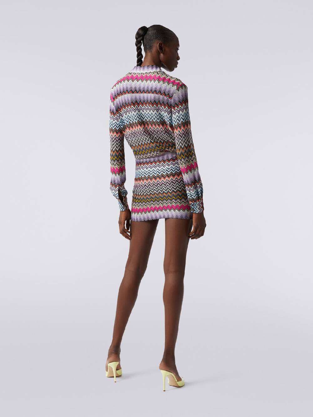 M Missoni Minigonna in viscosa zig zag con lurex Shopping Online