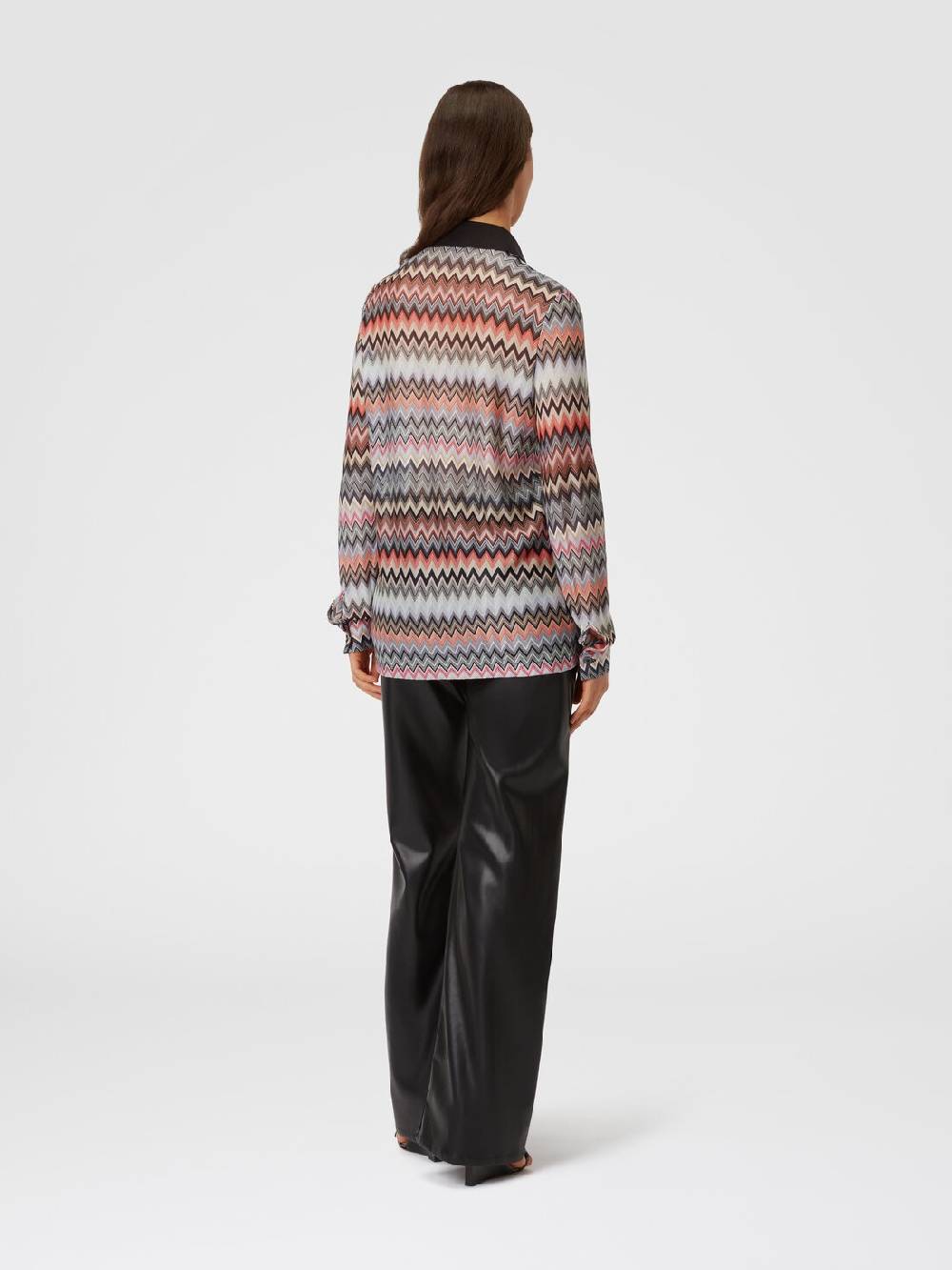 M Missoni Camicia in cotone e viscosa zig zag Outlet