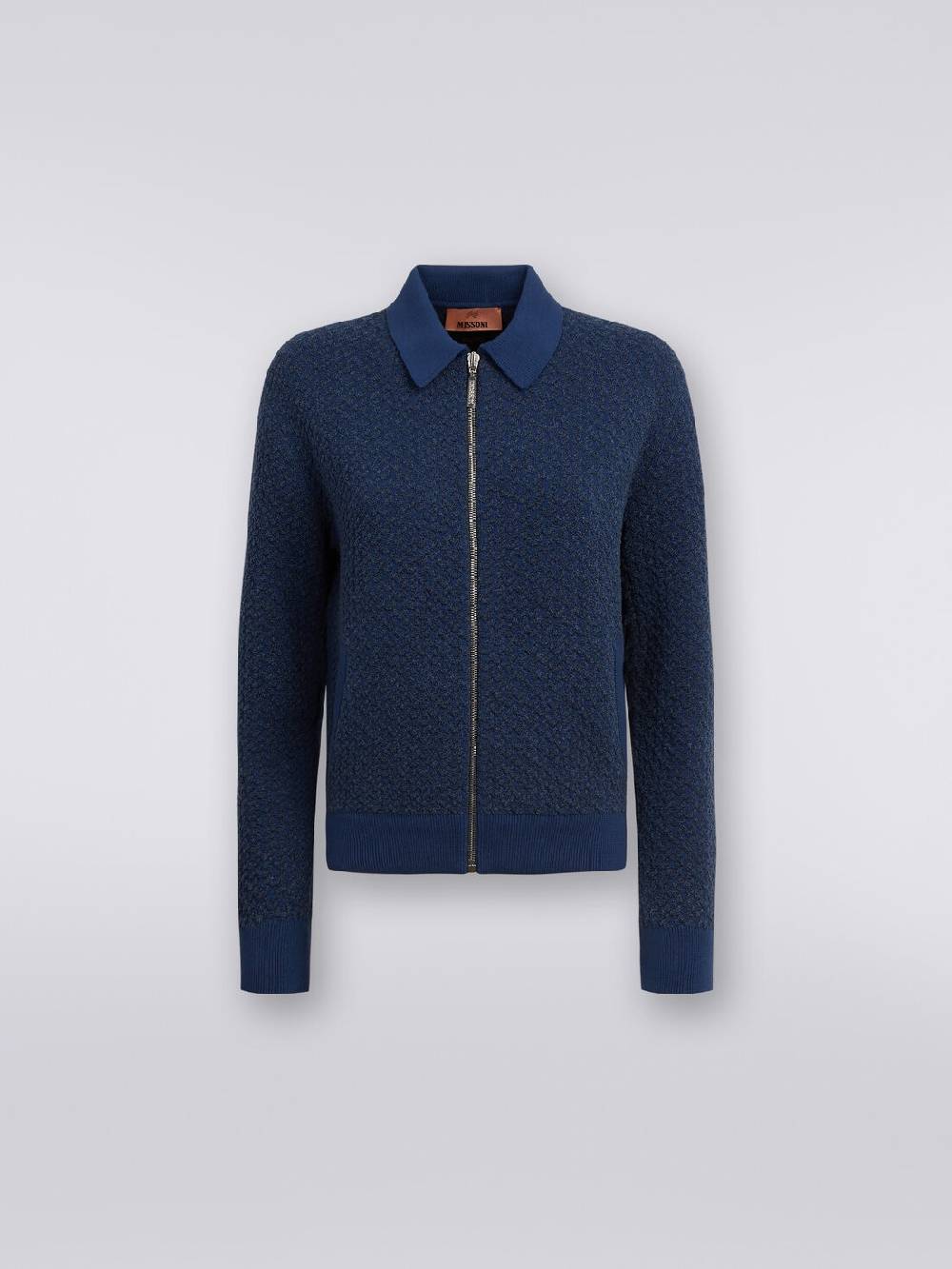 M Missoni Bomber in cotone e nylon con zip In Saldo