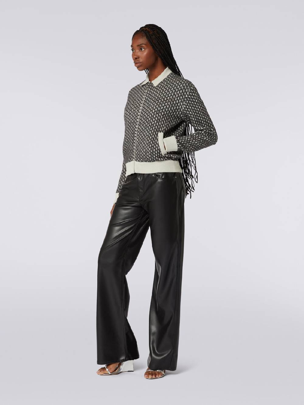 M Missoni Bomber in cotone e nylon con zip Nuova