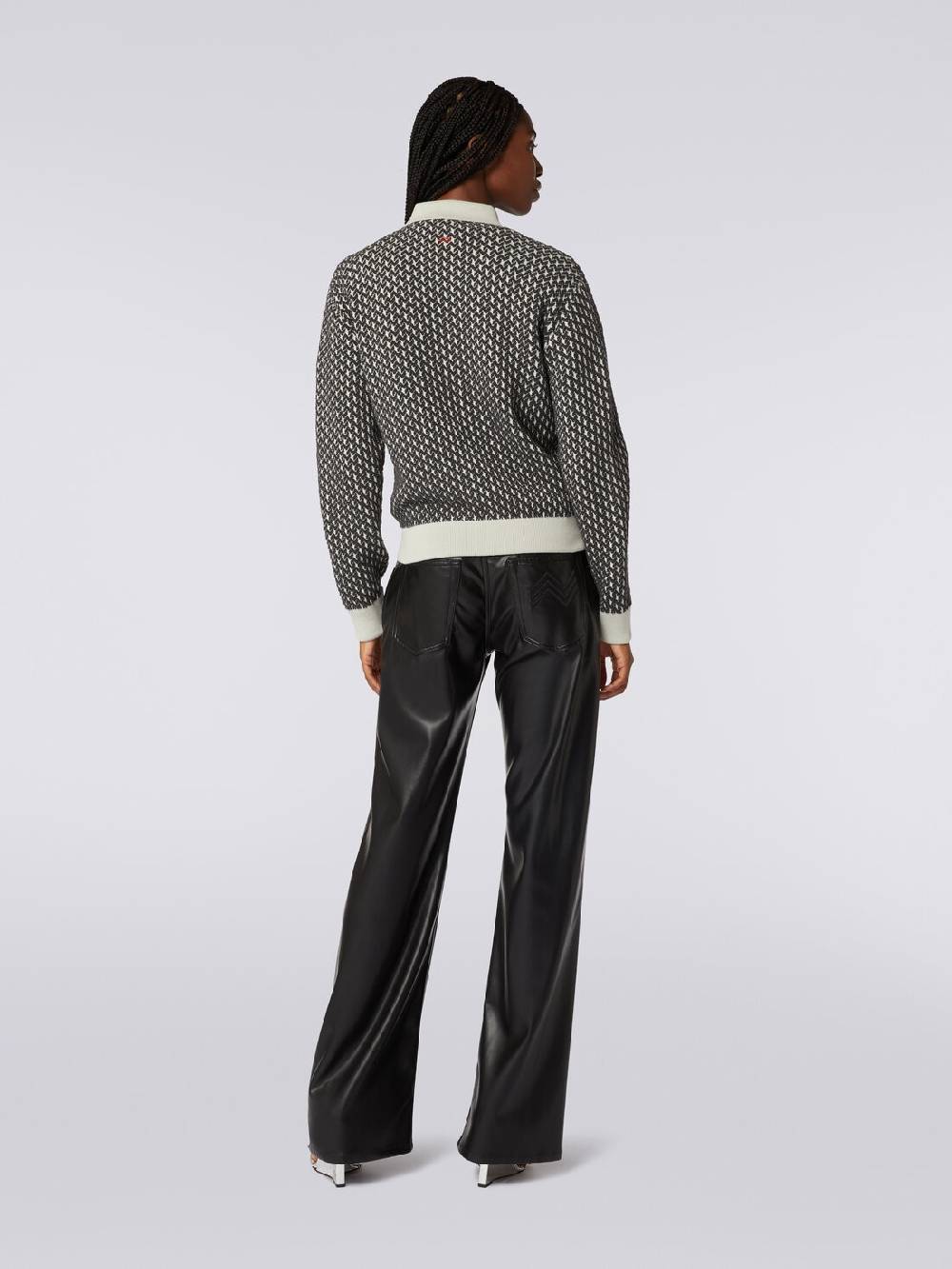 M Missoni Bomber in cotone e nylon con zip Nuova