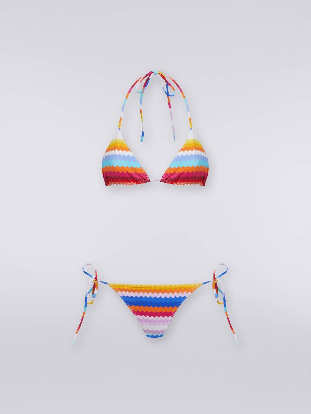 M Missoni Bikini in nylon stretch stampa zig zag 2025