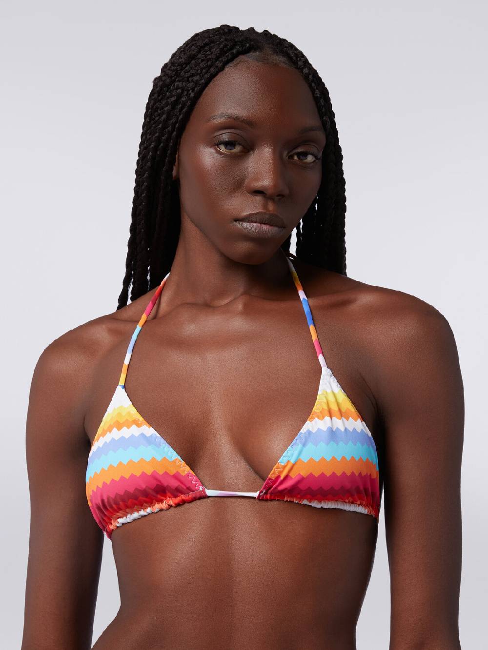 M Missoni Bikini in nylon stretch stampa zig zag 2025