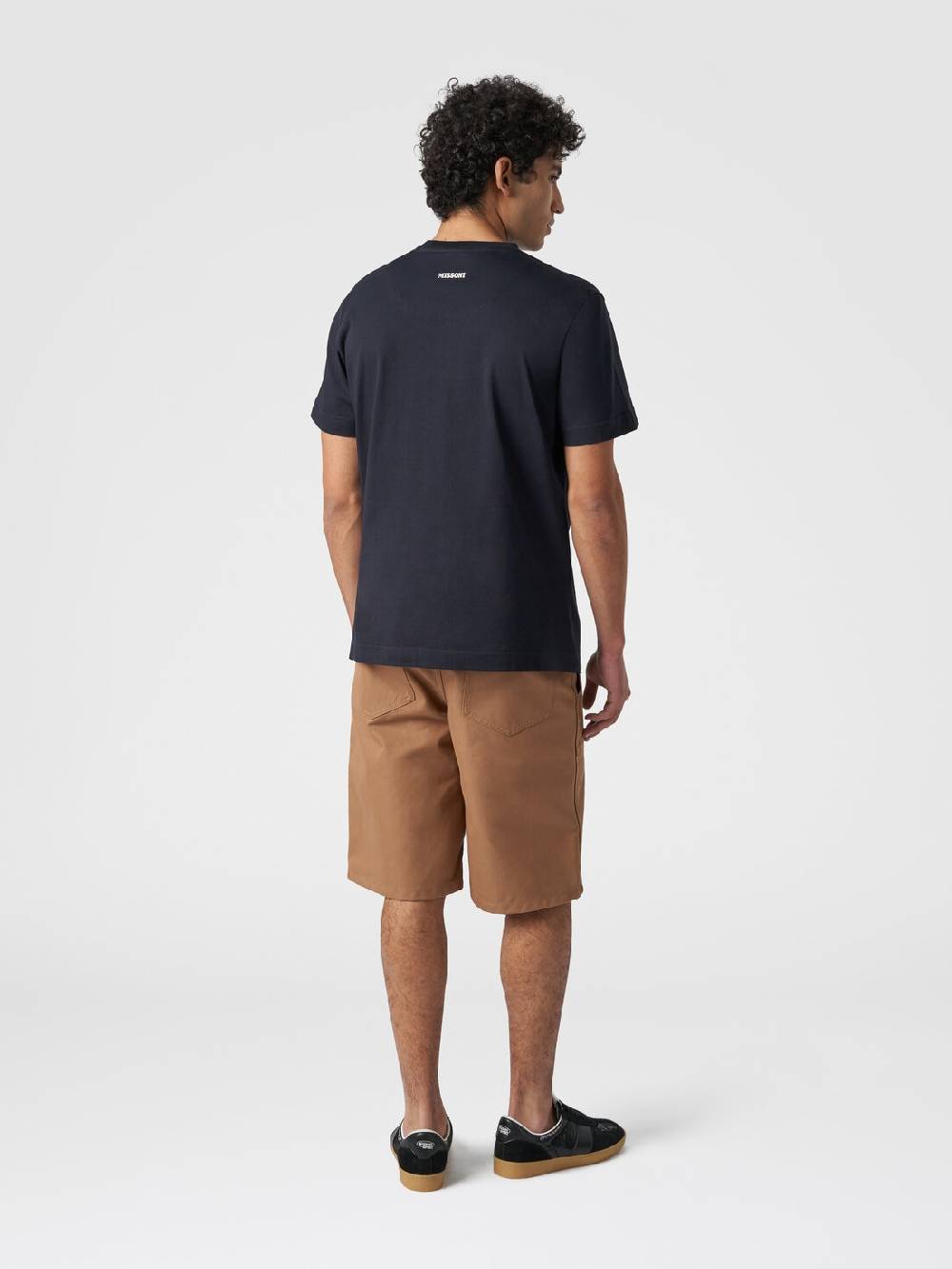 M Missoni T-shirt a maniche corte in cotone con stampa zig zag Nuovo