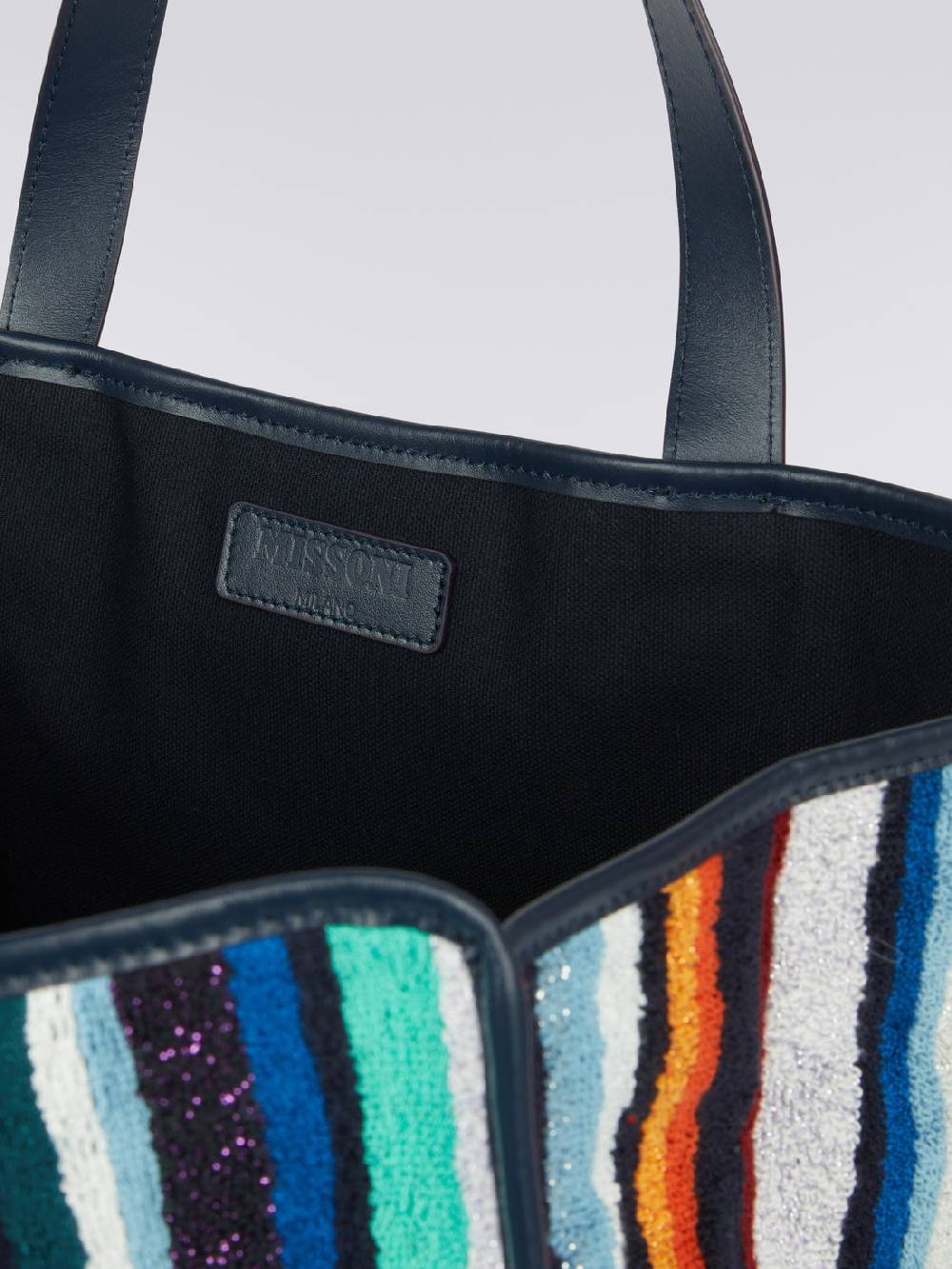 M Missoni Sporta Chandler 40x40 cm in cotone e viscosa velour con lurex Soddisfazione Garantita