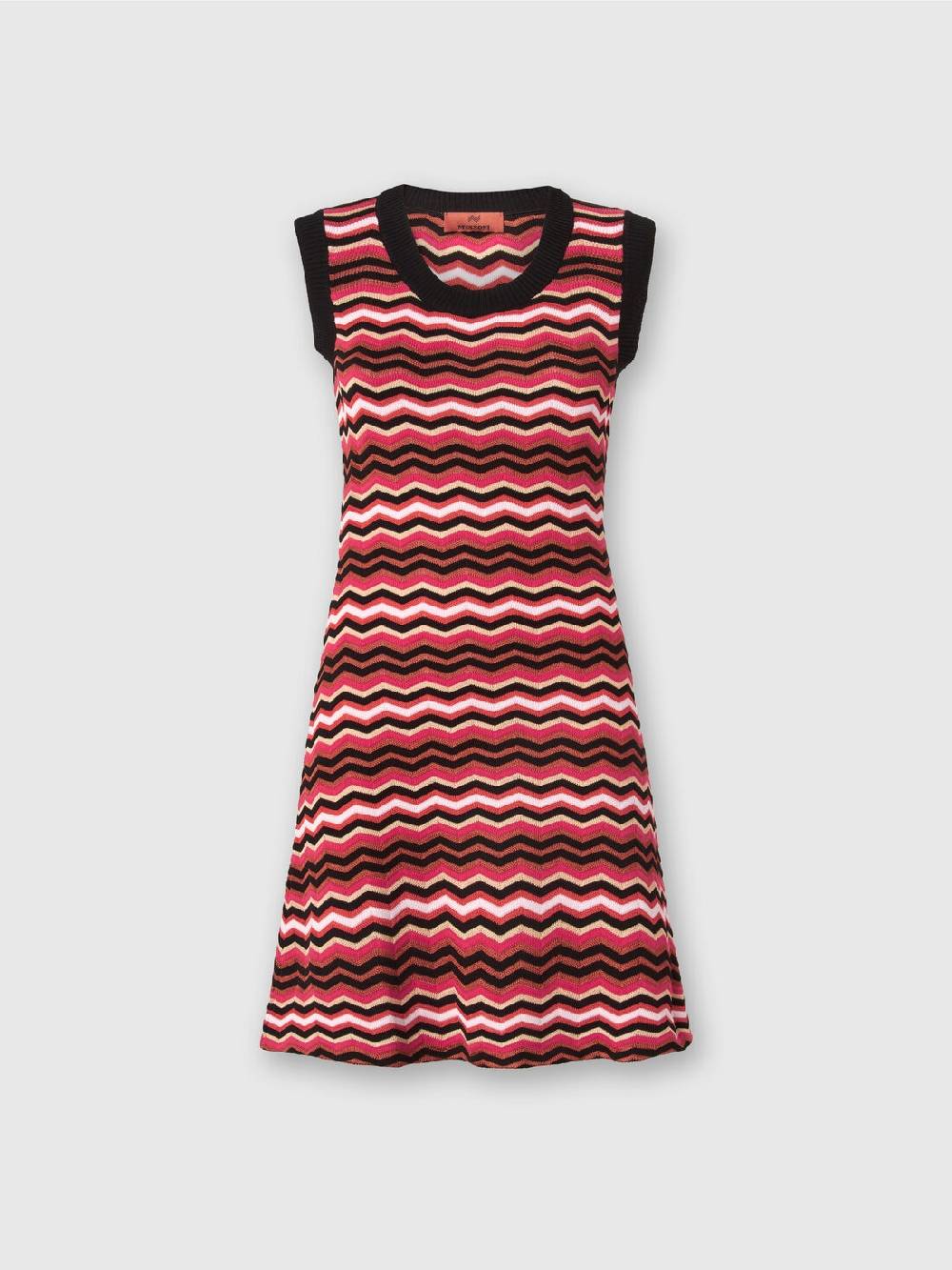 M Missoni Abito senza maniche in maglia zig zag Convenienza
