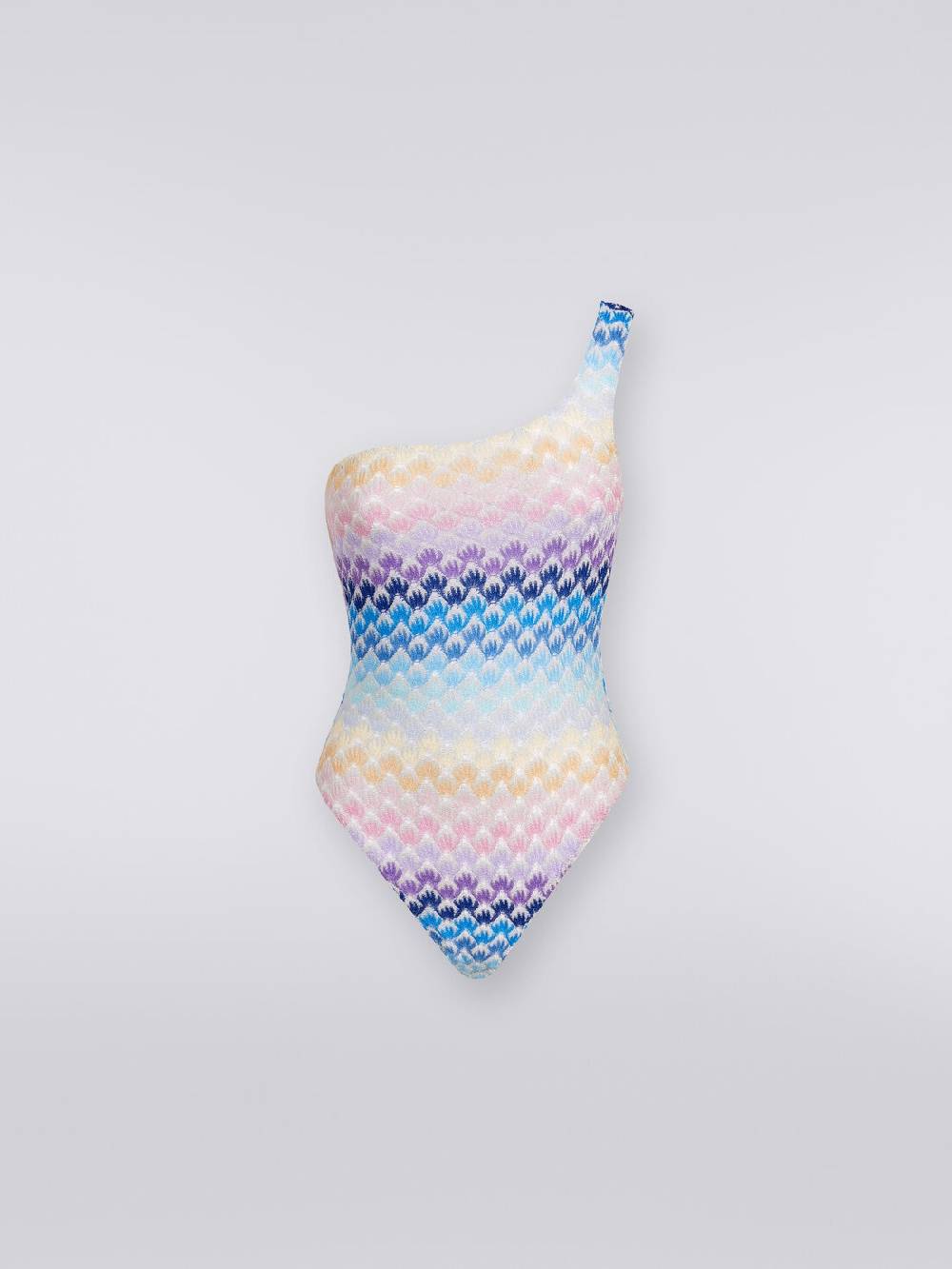 M Missoni Costume intero monospalla effetto pizzo con lurex Online