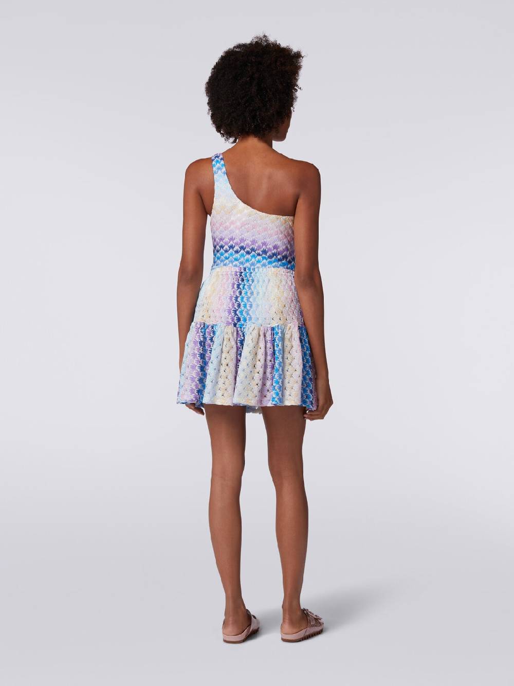 M Missoni Minigonna a balze effetto pizzo dégradé Hotsell