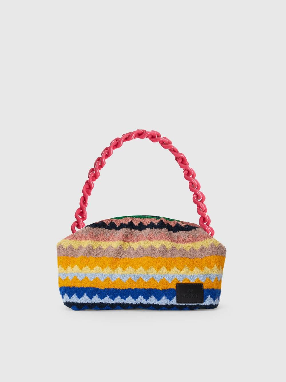 M Missoni Clutch in spugna di cotone zig zag Promozione