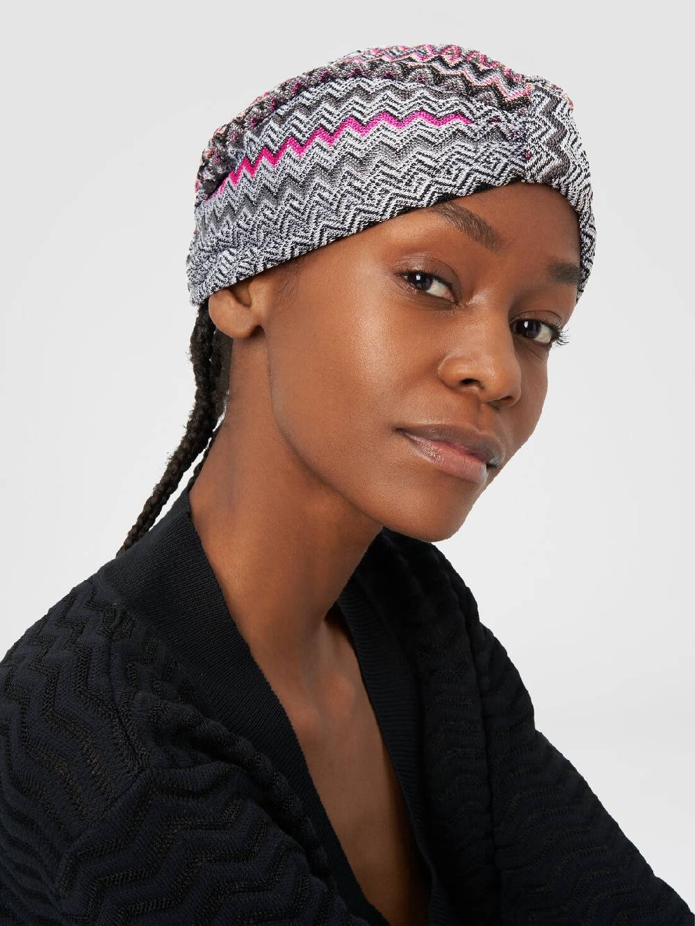M Missoni Turbante in viscosa zig zag Affare Del Giorno