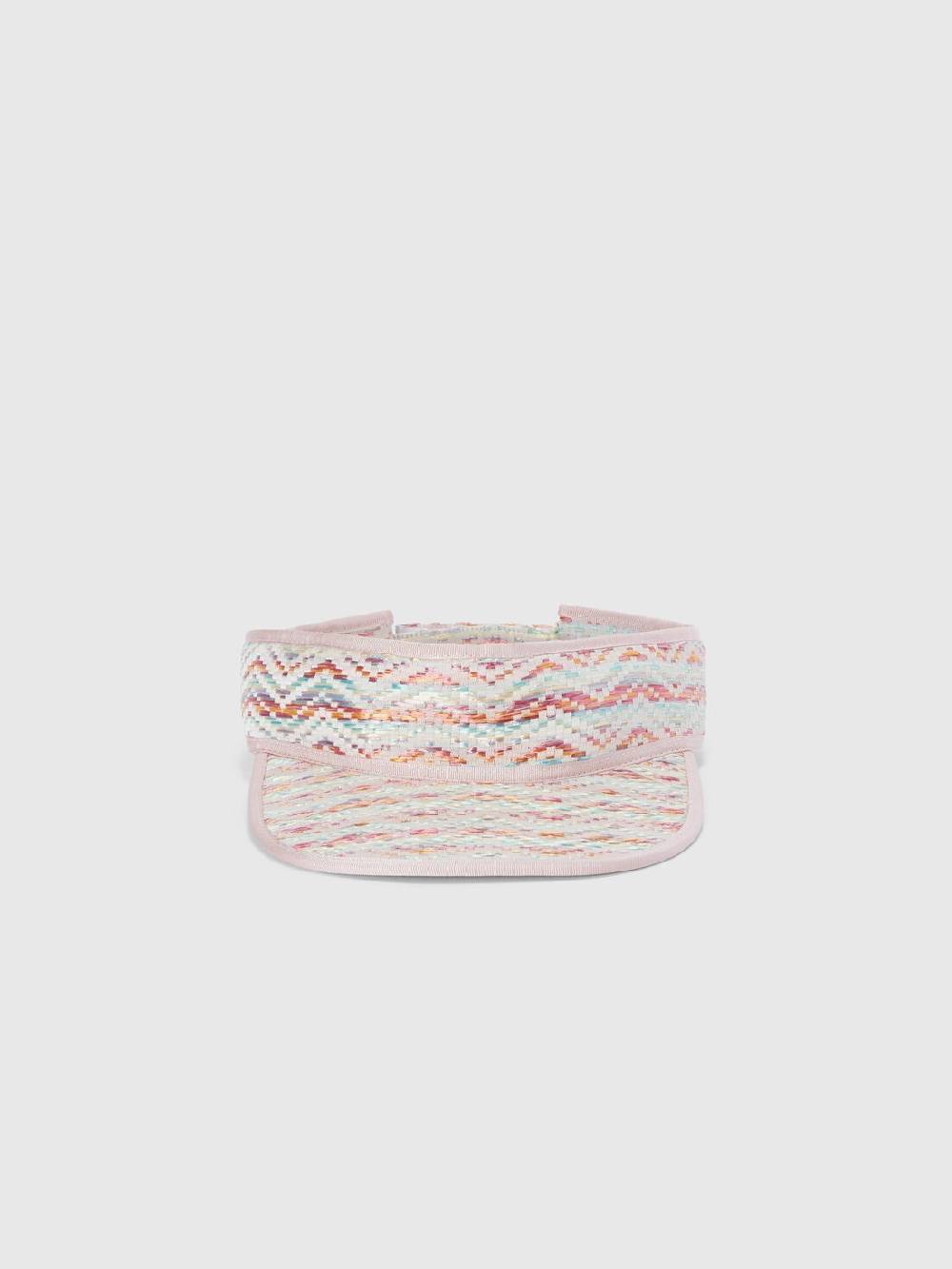 M Missoni Cappello con visiera in viscosa e cotone chevron Offerta migliore