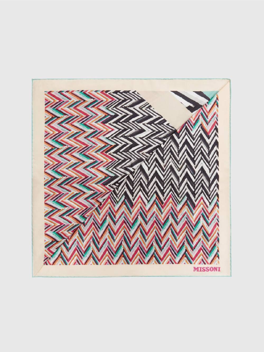 M Missoni Foulard in seta con multilavorazione Online