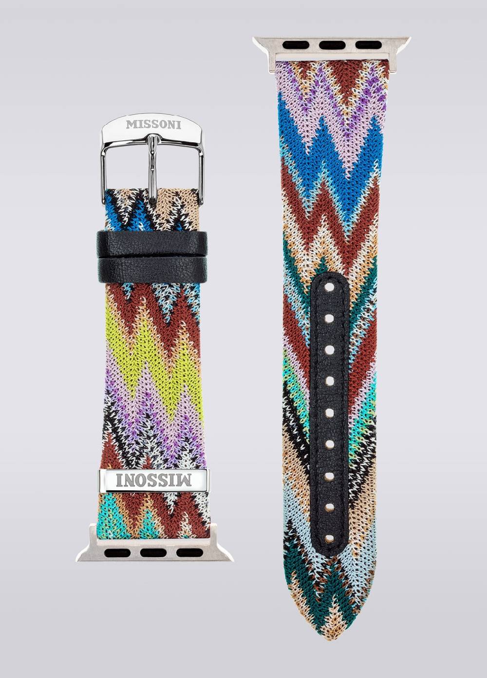 M Missoni Cinturino Apple in tessuto Missoni Italia