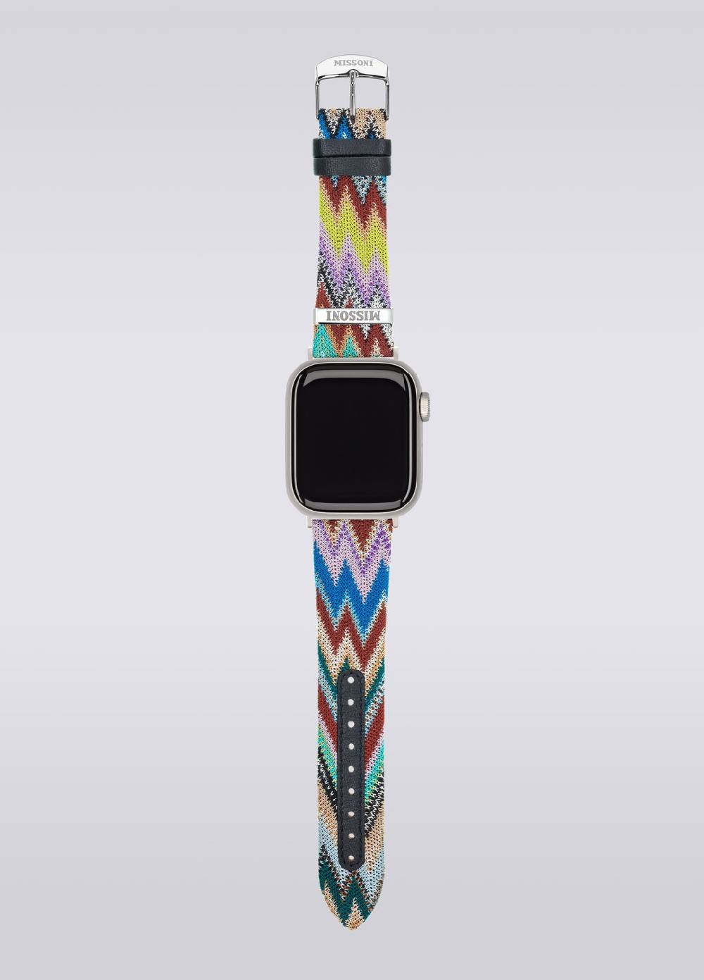 M Missoni Cinturino Apple in tessuto Missoni Italia