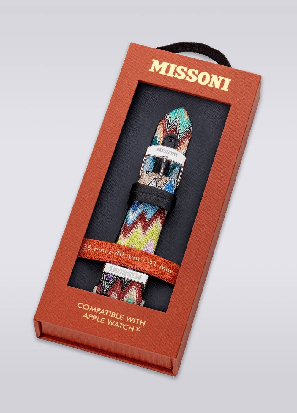 M Missoni Cinturino Apple in tessuto Missoni Italia
