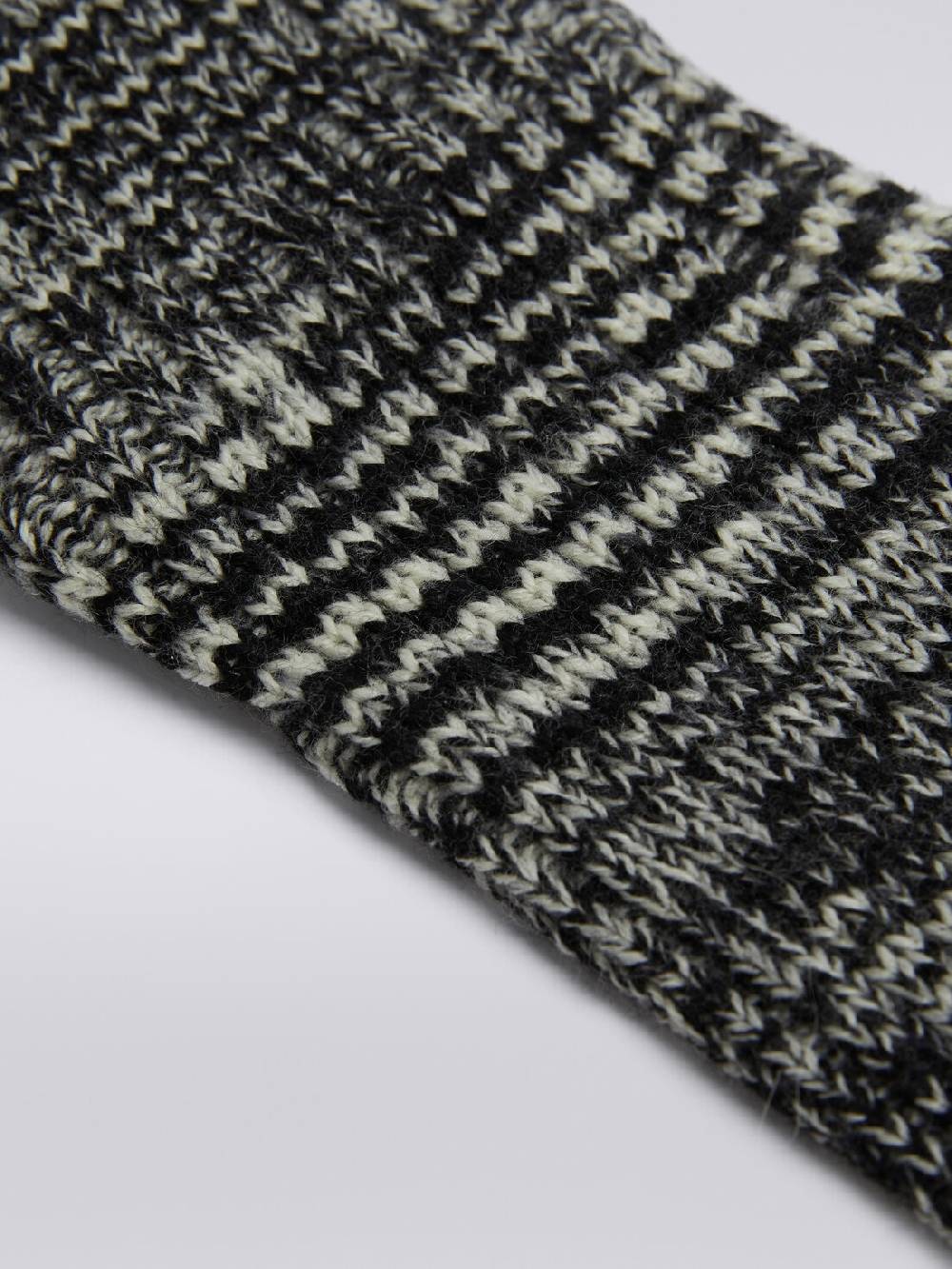 M Missoni Guanti in maglia di lana fiammata Vendita