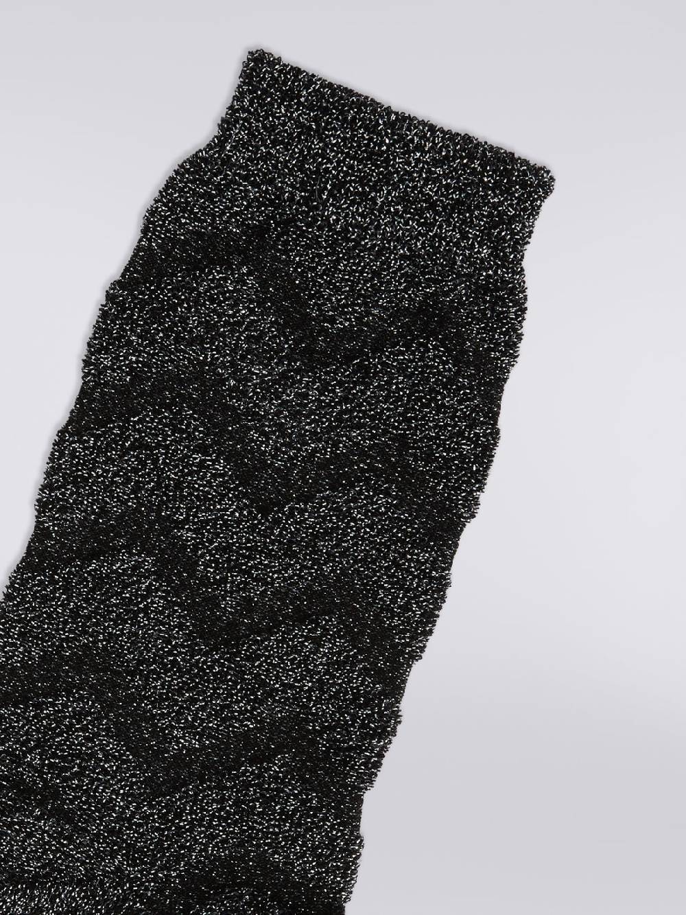 M Missoni Calze corte in cotone e nylon zig zag Consegna Veloce