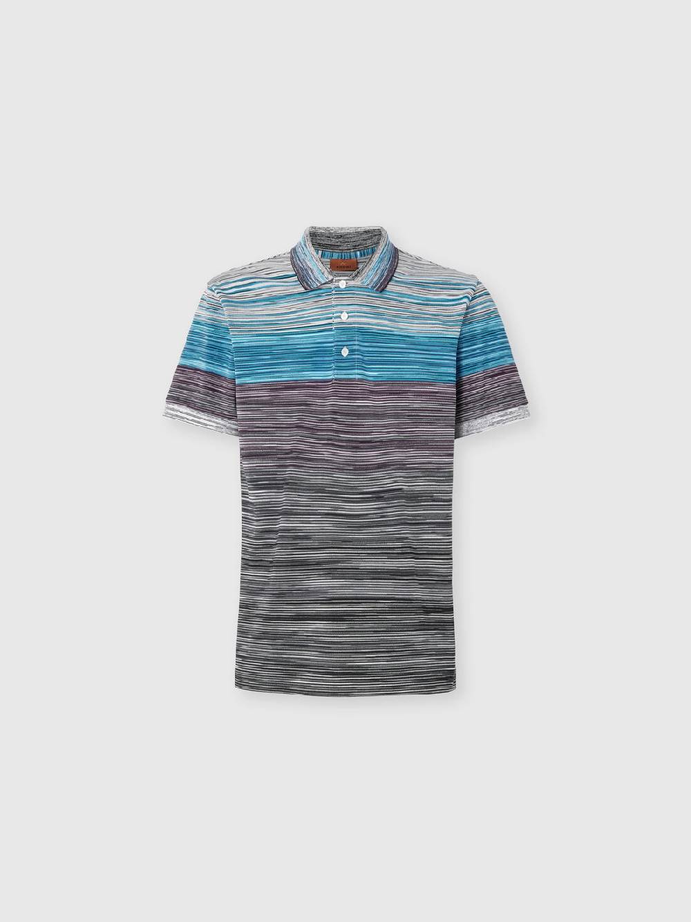 M Missoni Polo in piquet di cotone fiammato Shopping Online