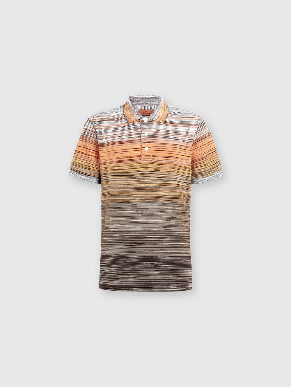 M Missoni Polo in piquet di cotone fiammato Affare Del Giorno