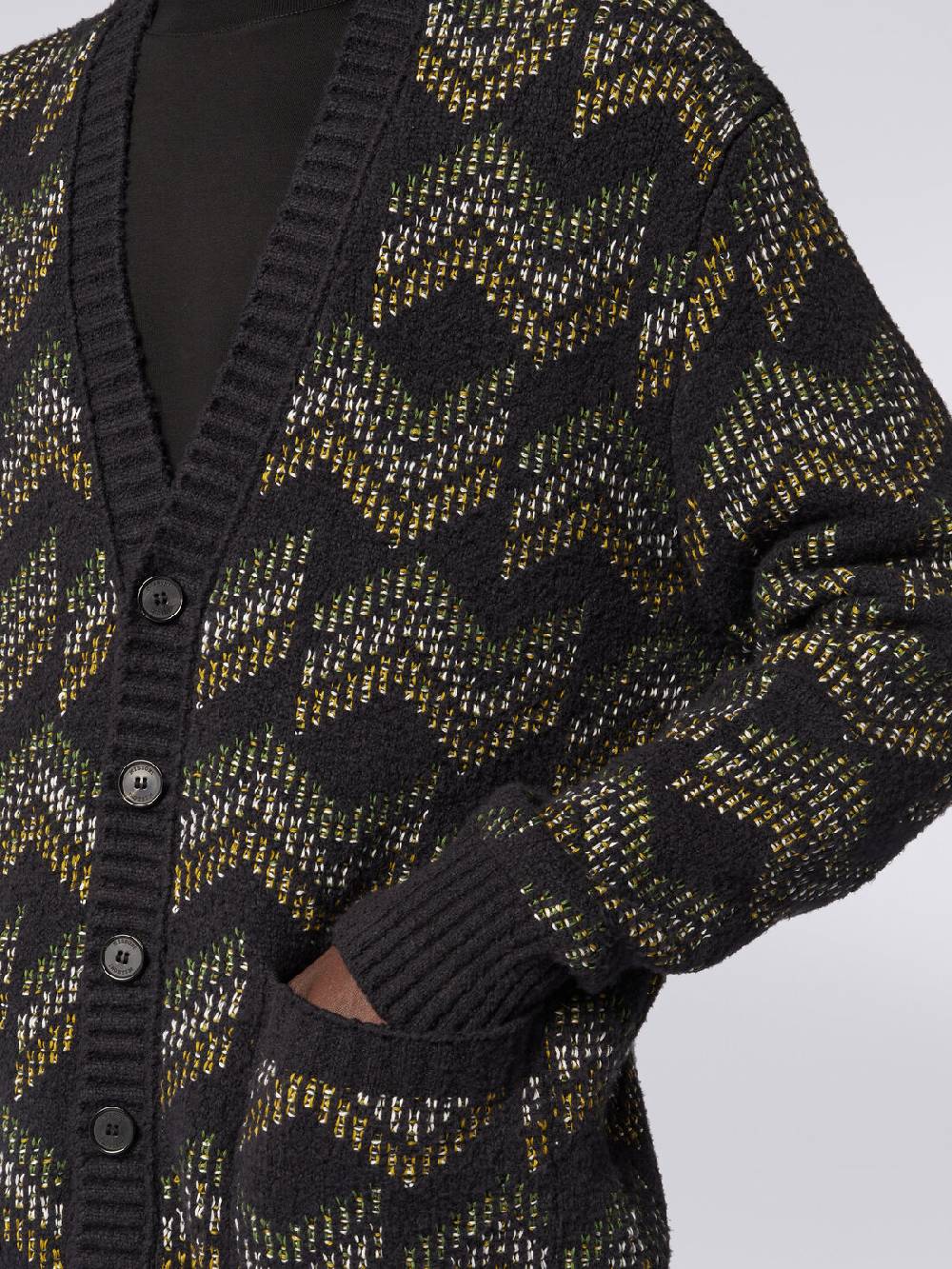 M Missoni Cardigan con scollatura a V in misto cotone Saldi