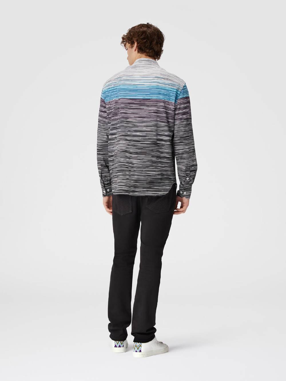 M Missoni Camicia in jersey di cotone fiammato I Più Venduti