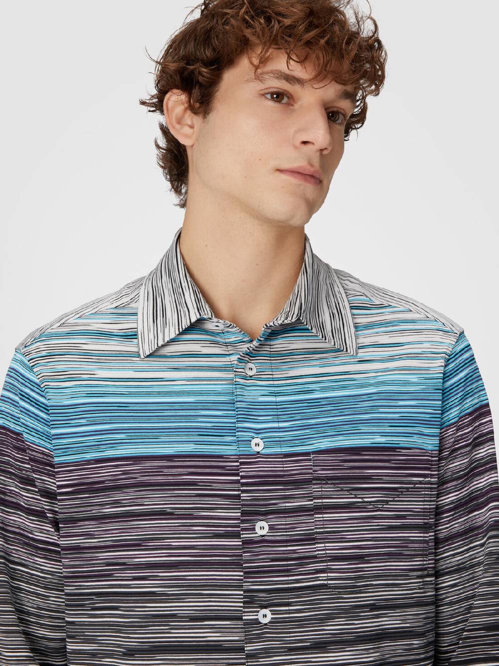 M Missoni Camicia in jersey di cotone fiammato I Più Venduti