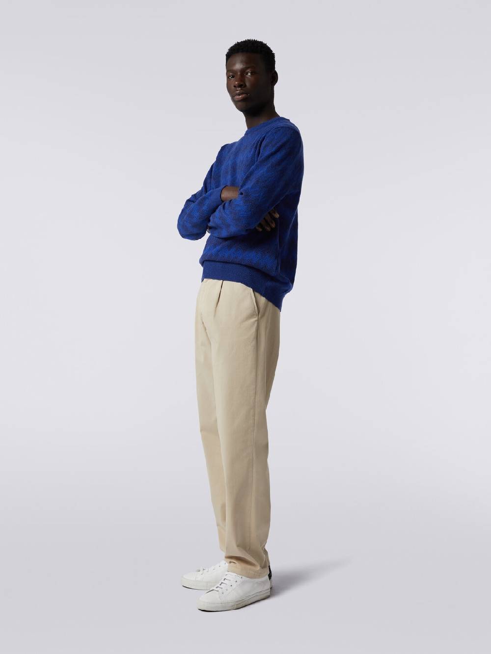 M Missoni Pantaloni chino in cotone Moda