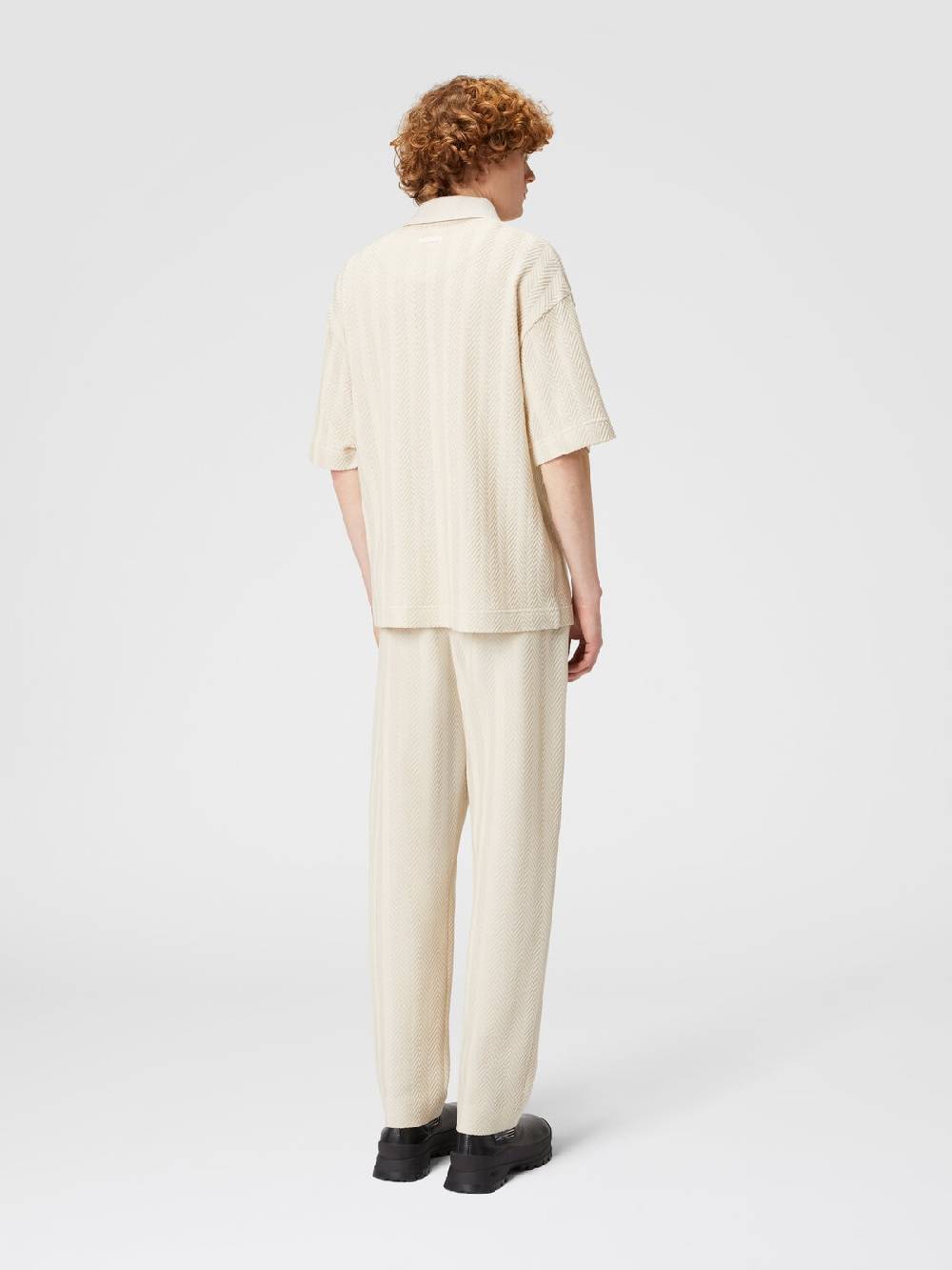M Missoni Pantaloni classici in cotone e viscosa zig zag 2025