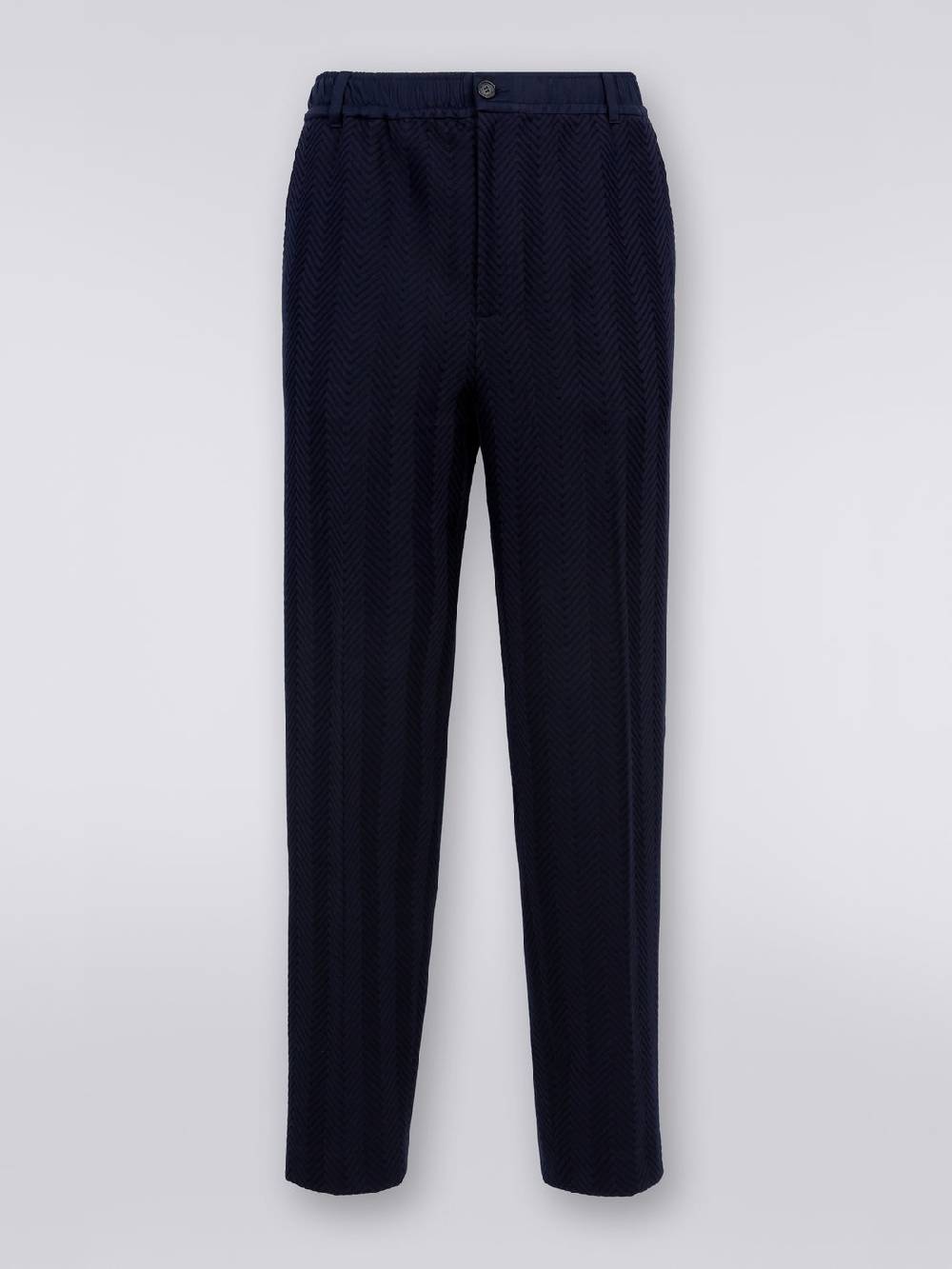 M Missoni Pantaloni classici in cotone e viscosa zig zag In Linea